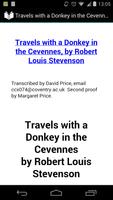 Travel with Donkey in Cevennes Affiche