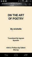 The Art of Poetry by Aristotle Plakat