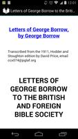 Letters of George Borrow to Bible Society 포스터