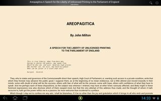 Areopagitica by John Milton Screenshot 2