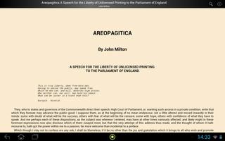 Areopagitica by John Milton capture d'écran 2