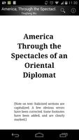 America, Through Spectacles of Oriental Diplomat poster