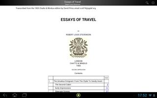 Essays of Travel capture d'écran 2