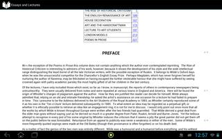 Essays and Lectures captura de pantalla 3