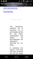 Dr. Faustus Tragical History تصوير الشاشة 1