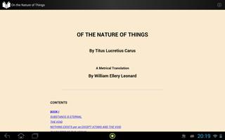 On the Nature of Things capture d'écran 2