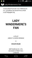 Lady Windermere's Fan Affiche