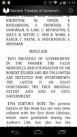 Second Treatise of Government screenshot 1