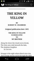 The King in Yellow পোস্টার