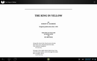 برنامه‌نما The King in Yellow عکس از صفحه