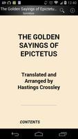 Golden Sayings of Epictetus Poster