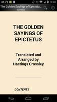 Golden Sayings of Epictetus پوسٹر