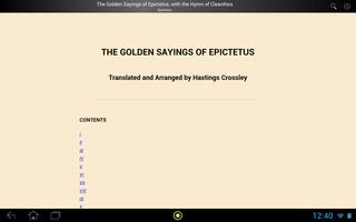 Golden Sayings of Epictetus capture d'écran 2