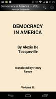 Democracy in America Volume 2 Affiche