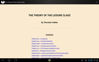 Theory of the Leisure Class imagem de tela 2