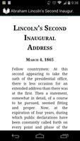 پوستر Lincoln 2nd Inaugural Address