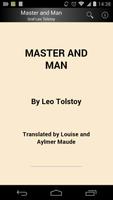 Poster Master and Man by Tolstoy