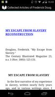 Collected Articles of Frederick Douglass Plakat