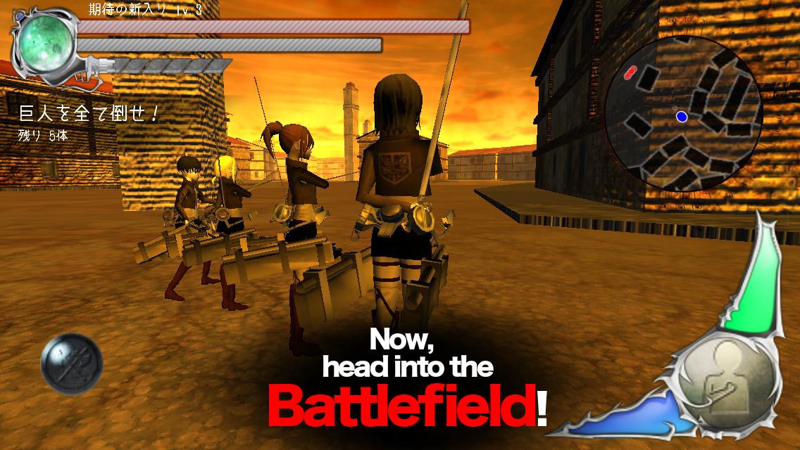 Battlefield Attack On Titan For Android Apk Download - attack on titan early access added moving titan roblox