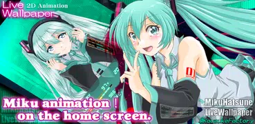 Miku 2D Anime LiveWallpaper