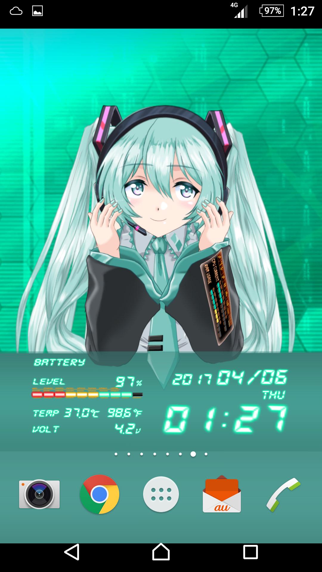 Miku 2d Anime Livewallpaper For Android Apk Download