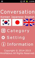 Korean Japanese Conversation Affiche