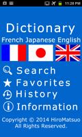 French Japanese WordDictionary poster