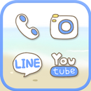 Dasom(beach) icon theme aplikacja