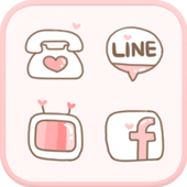 LOVE(Pink) icon theme icon