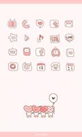 LOVE(Pink) icon theme poster