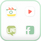 Love Flower icon theme آئیکن