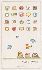 Mole game icon theme APK download