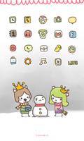 Moong Mong(Snowman) icon theme পোস্টার