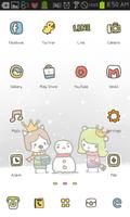 Moong Mong(Snowman) icon theme स्क्रीनशॉट 1