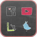 NANA(Blackboard) icon style APK