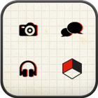 Square icon Theme icône