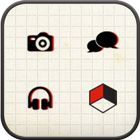 Square icon Theme 아이콘