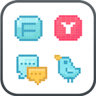 Pixel Art icon theme أيقونة