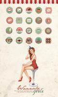 Wannabe girls Pin-up girl icon Affiche