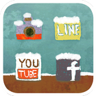 The Snow Street icon theme آئیکن