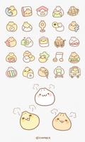 Yummy(dumpling) icon theme Affiche