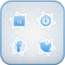 Ice Flower icon theme APK