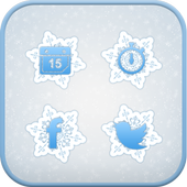 Ice Flower icon theme icon