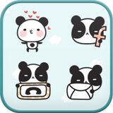 Panda Cafe icon theme icône