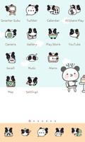 Panda Cafe icon theme الملصق