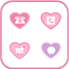 Pink Lady Icon Style biểu tượng