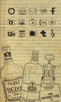 wine icon theme poster