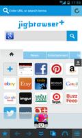 jigbrowser+ الملصق