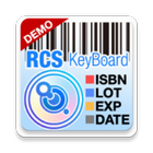 RCS Barcode/OCR Keyboard(Free) ไอคอน