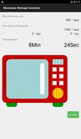 Microwave Wattage Converter capture d'écran 2